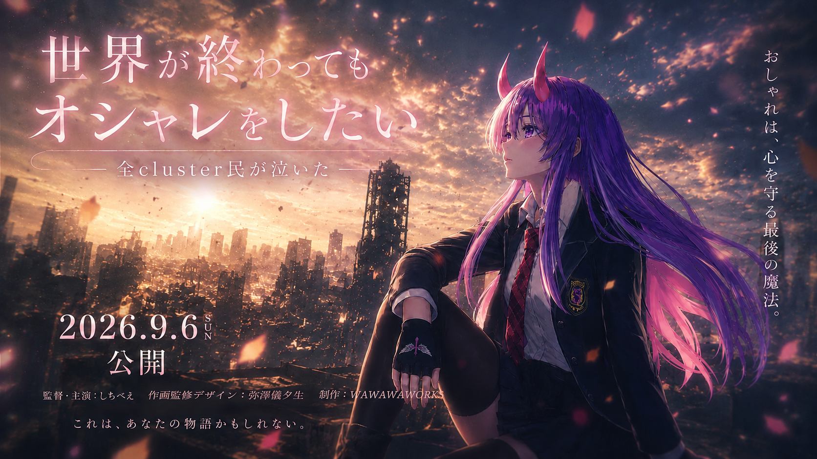 『世界が終わってもオシャレをしたい』のキービジュアル